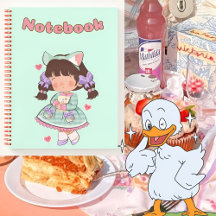 Cute girl 🌸gift for your Daughter✨🌷 Notebook