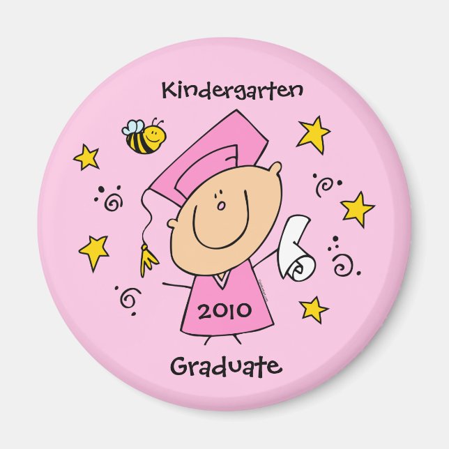 Cute Girl Grad Custom Magnet (Front)