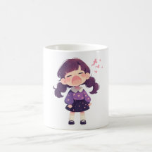 Cute Girl Graphic Coffee Mug Perfect Gift for Kids