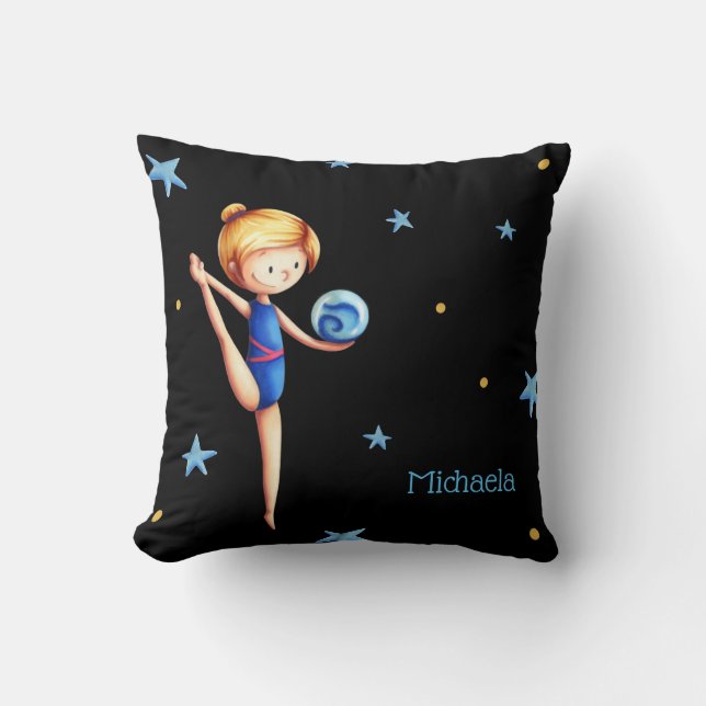 Cute Girl Gymnast  Cushion (Front)