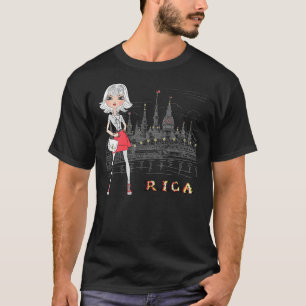 Cute girl in Riga, Latvia Classic T-Shirt