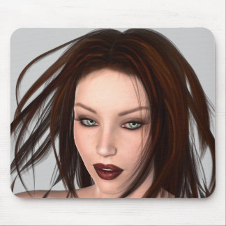 cute girl mousepad
