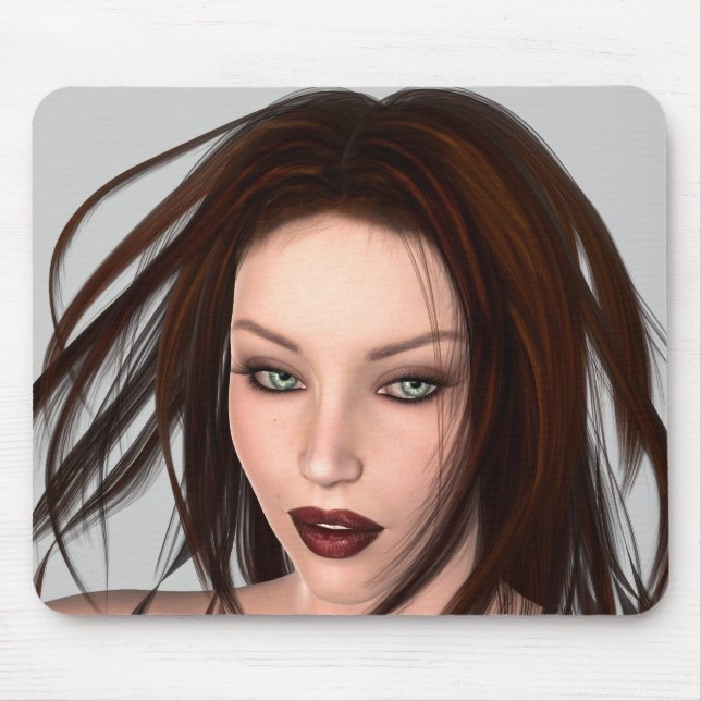 cute girl mousepad (Front)