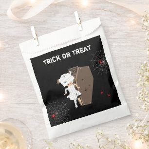 Cute Girl Mummy Coffin Halloween Kids Party Favour Bags