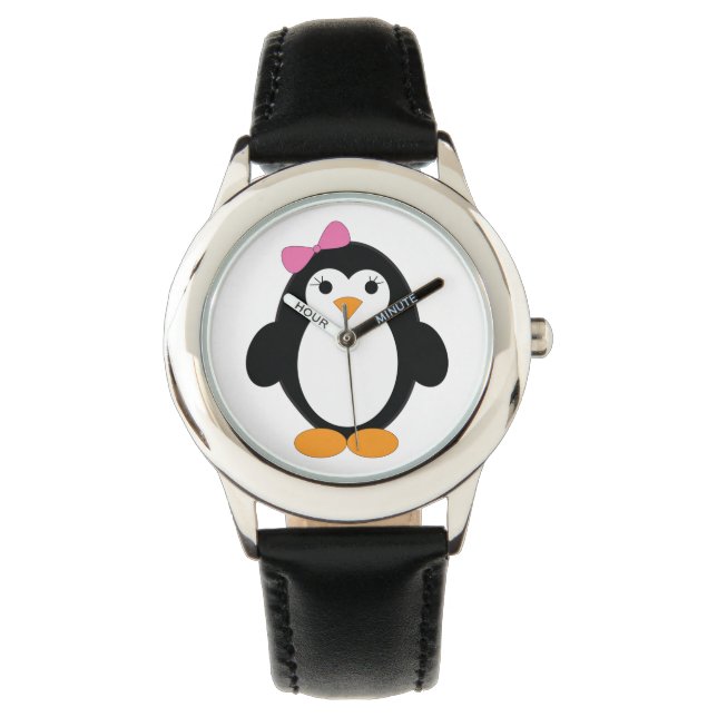 Cute Girl Penguin Watch (Front)
