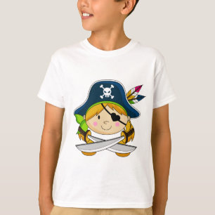 Cute Girl Pirate T-Shirt
