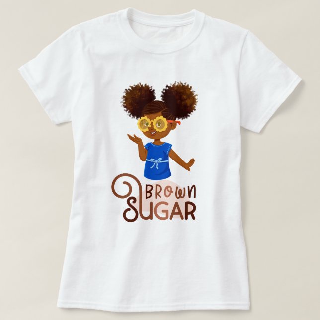 Cute Girl Printed  T-Shirt (Design Front)