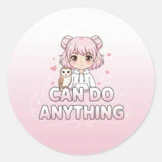 Cute girl stickers