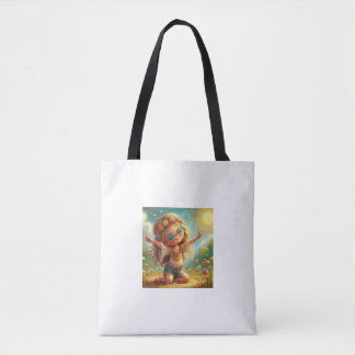 Cute girl Tote bag