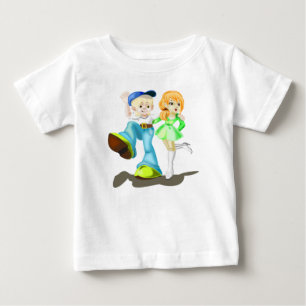 Cute Girlfriend and Boyfriend Baby T-Shirt