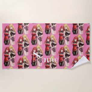 Cute Girls Anime Thunder_Cove Beach Towel