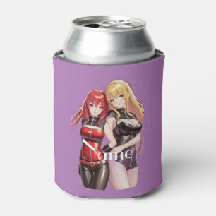 Cute Girls Anime Thunder_Cove Can Cooler