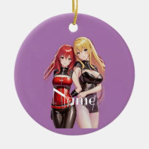 Cute Girls Anime Thunder_Cove Ceramic Tree Decoration