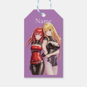 Cute Girls Anime Thunder_Cove Gift Tags