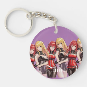 Cute Girls Anime Thunder_Cove  Key Ring
