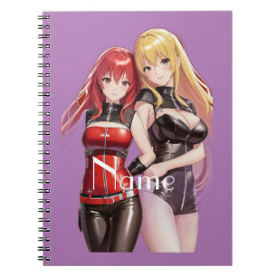 Cute Girls Anime Thunder_Cove Notebook