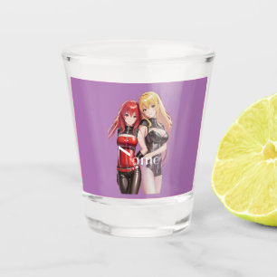 Cute Girls Anime Thunder_Cove Shot Glass