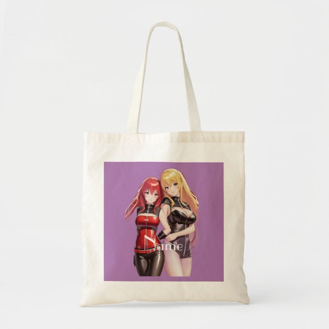 Cute Girls Anime Thunder_Cove Tote Bag (Front)