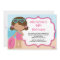 Cute Girls Beach Party Birthday Party Invitations