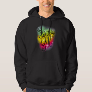 Cute Girls Birthday Party Birthday Airbrush Graffi Hoodie
