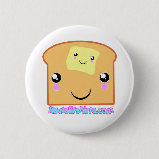 cute girls Butter and Toast anime kawaii button