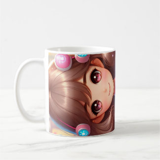 Cute girl's design coffee mug
