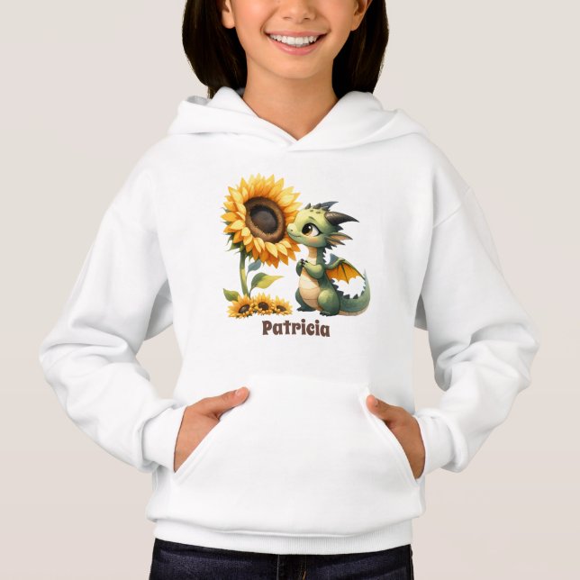 Cute girls dragon lovers add name  (Front)