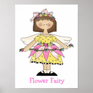 Cute Girls Fairy Print