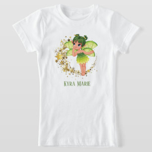 cute girls fantasy fairy add name T-Shirt