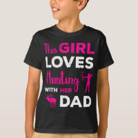 Cute Girls Hunting Gift Dad Daughter Hunting Buddy