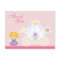 Cute girl's princess carriage thank you postcard