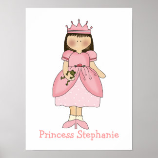Cute Girls Princess Print