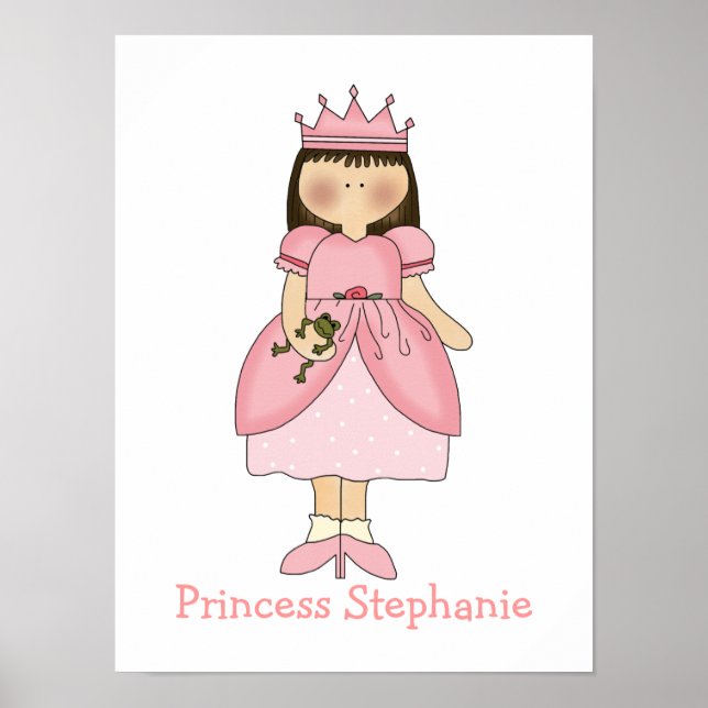 Cute Girls Princess Print (Front)