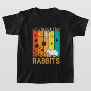 Cute girls rabbit lovers T-Shirt
