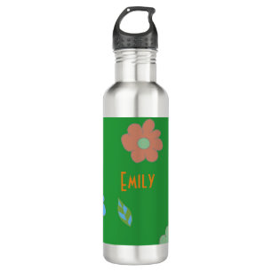 Cute Girls Retro Flower 710 Ml Water Bottle