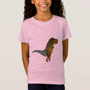 Cute girls T-Rex dinosaur art T-Shirt