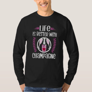 Cute Girls Trip Drinking Quote Life Is Better With T-Shirt