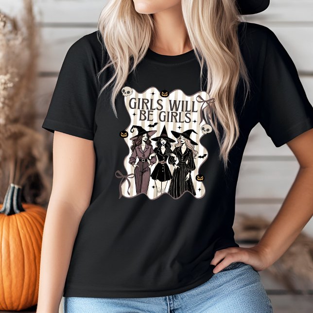 Cute Girls Will be Girls Halloween Tshirt (Creator Uploaded)