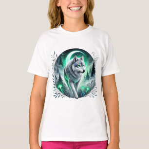 Cute girls wolf lovers T-Shirt