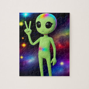CUTE GIRLY ALIEN PUZZLE