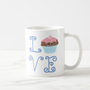 Cute Girly Colourful Kawaii Sweet Love Cupcake Coffee Mug