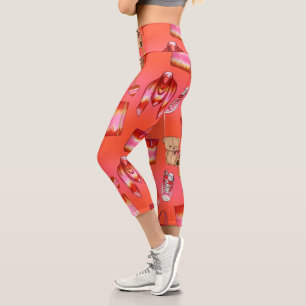 Cute & Girly Fashion Essentials Capri Leggings