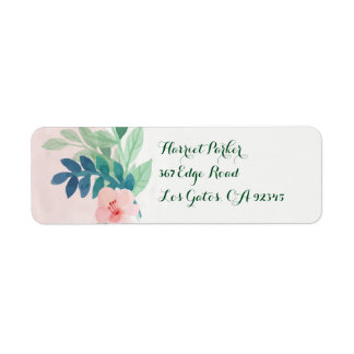 Cute Girly Fine Floral Watercolor