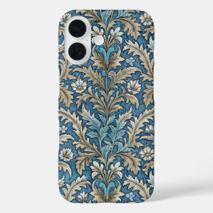 Cute Girly Floral Art Nouveau Design iPhone 16 Case