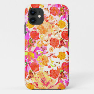 Cute girly flowers pattern iPhone 11 case