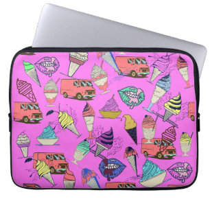 Cute Girly Hot Pink   Laptop Sleeve