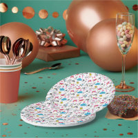 Cute Girly Kids Unicorn Rainbow Butterflies Hearts