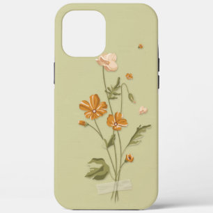 Cute Girly orange  blooming floral      Case-Mate  iPhone 12 Pro Max Case