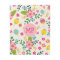 Cute Girly Pastel Spring Flower Pattern + Monogram