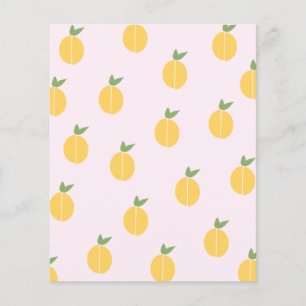 Cute girly peaches Scrapbook Paper